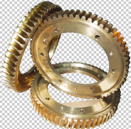 Three worm and worm gear